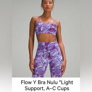 Lululemon Flow Y Nulu sports bra
